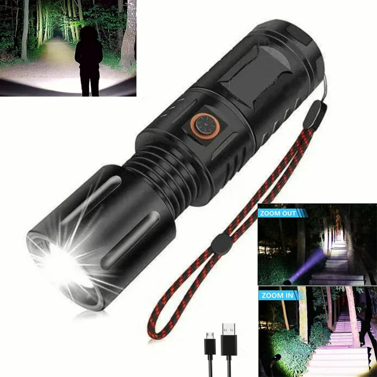 RECHARGEABLE LED TORCH LIGHT,