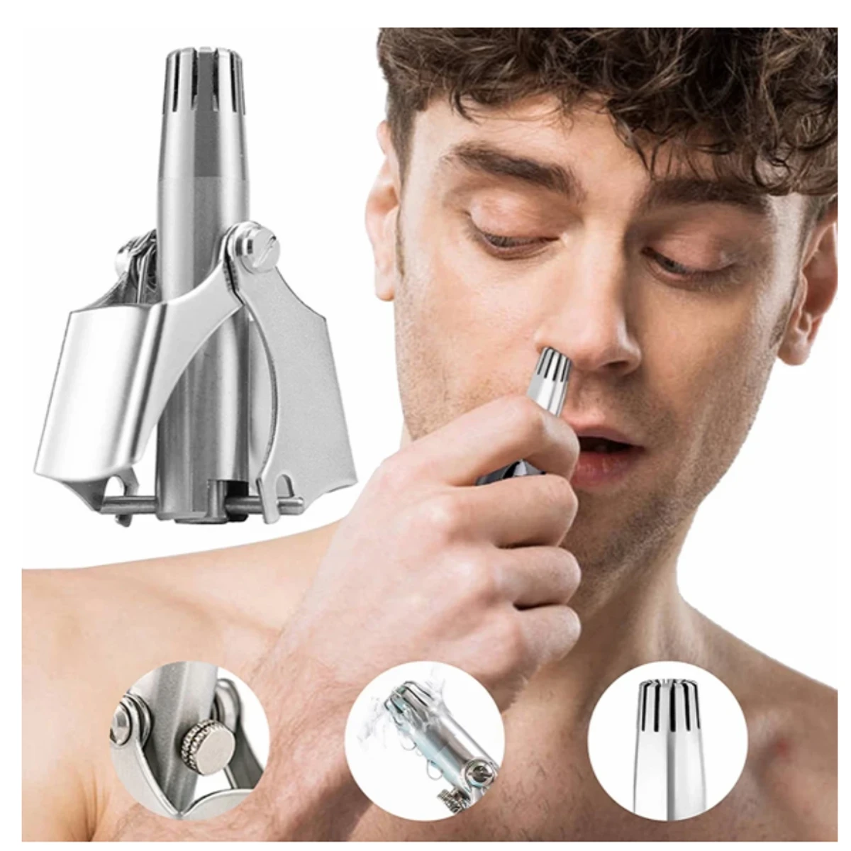 POCKET NOSE HAIR TRIMMER